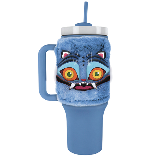 KPop Demon Hunters 1,18 Liter Tumbler med plys - Derpy Tiger