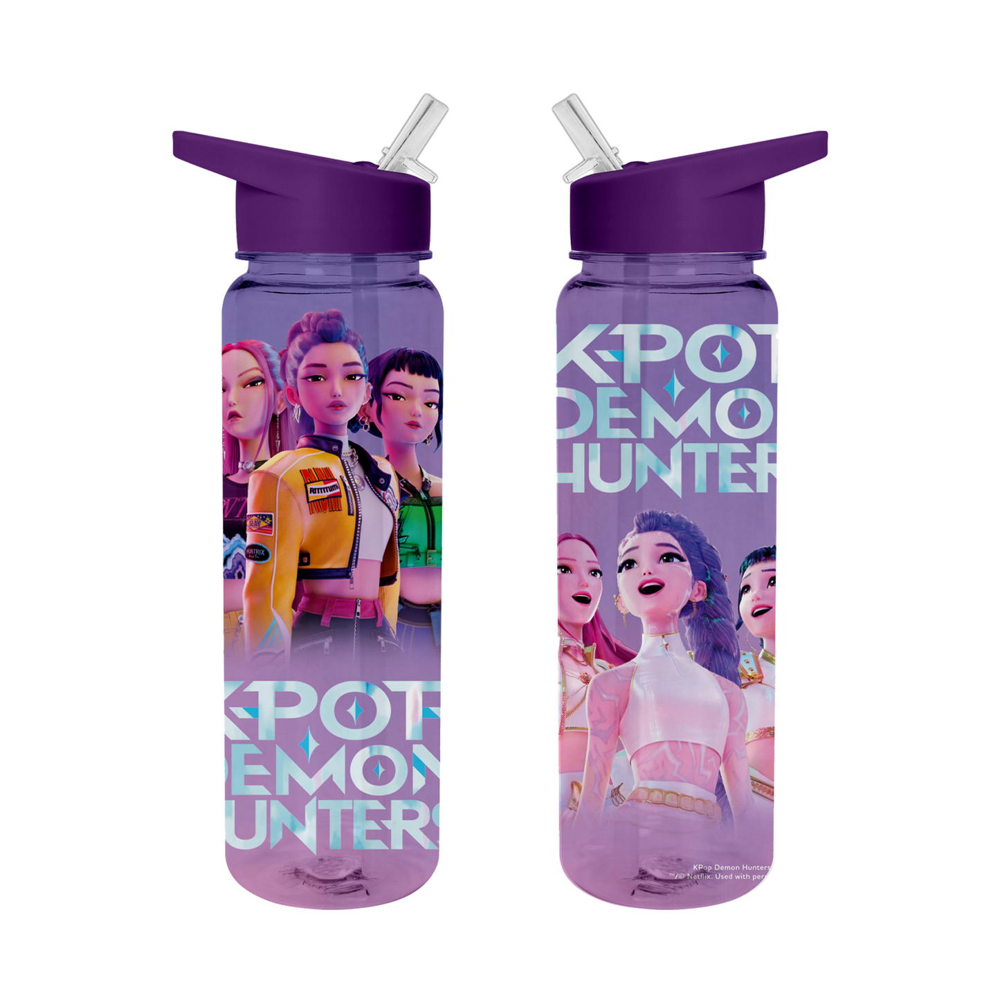 KPop Demon Hunters vandflaske, plastik