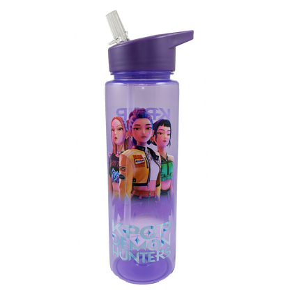 KPop Demon Hunters water bottle, plastic