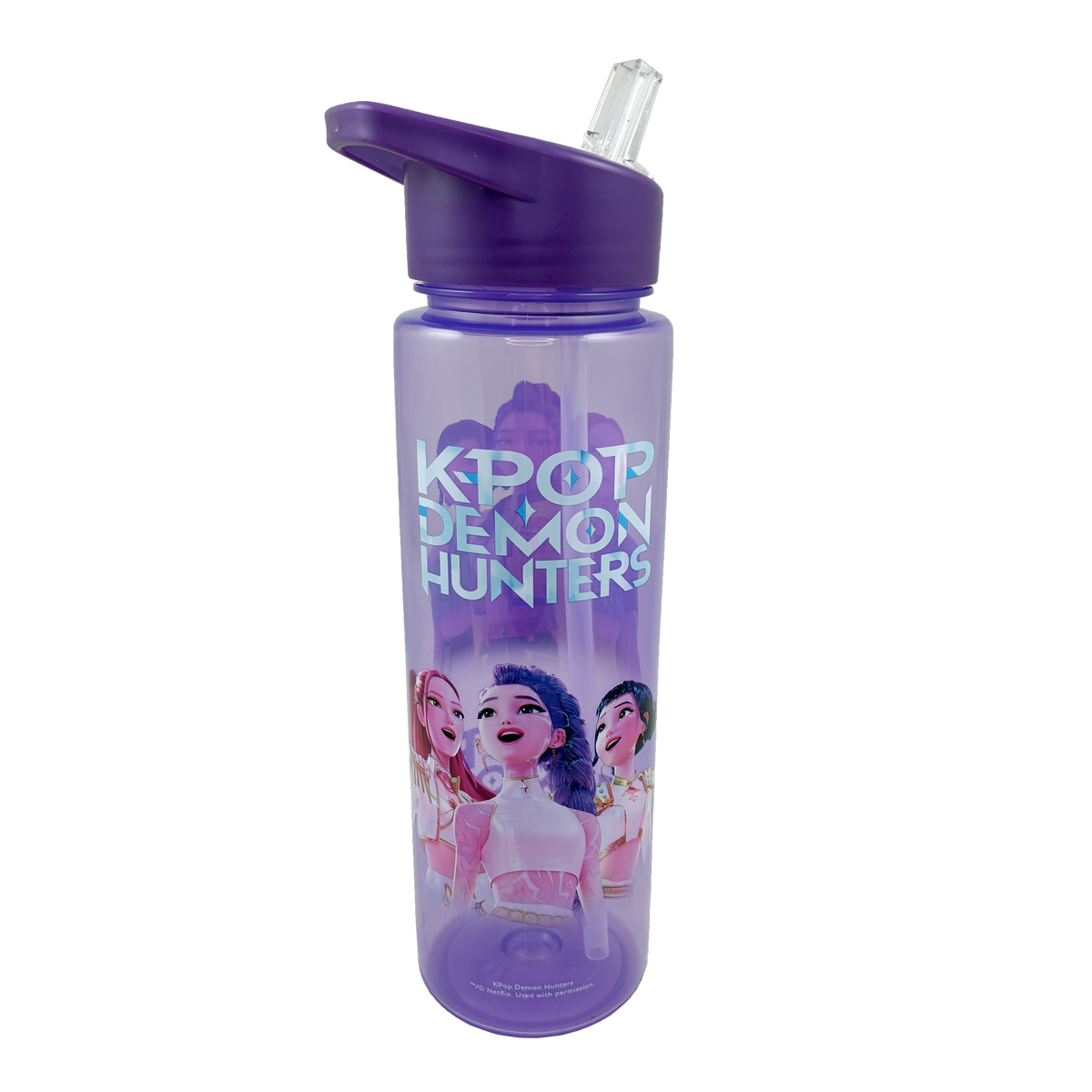 KPop Demon Hunters water bottle, plastic