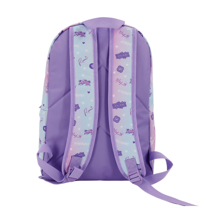Kpop Demon Hunters Lila ryggsäck, 42 ​​x 30 x 18 cm