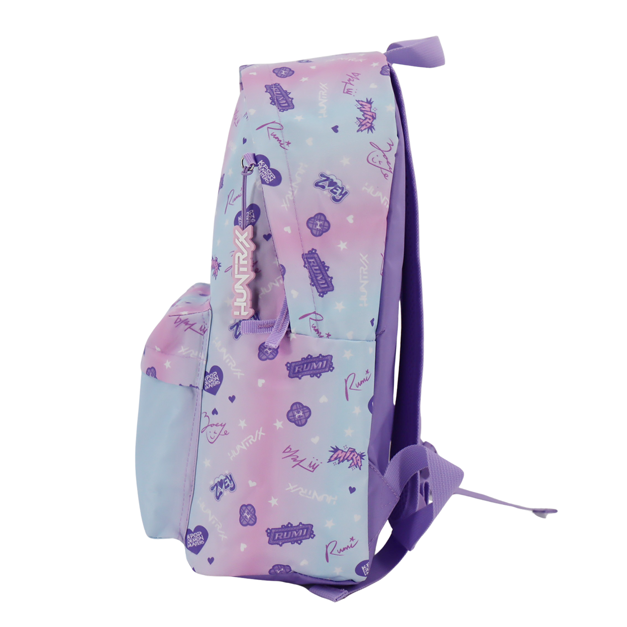 Kpop Demon Hunters Lila ryggsäck, 42 ​​x 30 x 18 cm
