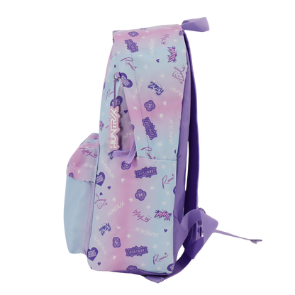 Kpop Demon Hunters Lila ryggsäck, 42 ​​x 30 x 18 cm