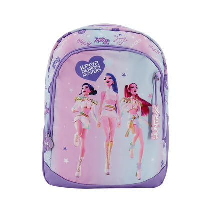 Kpop Demon Hunters Lilac backpack with 2 compartments, 38 x 28 x 16 cm