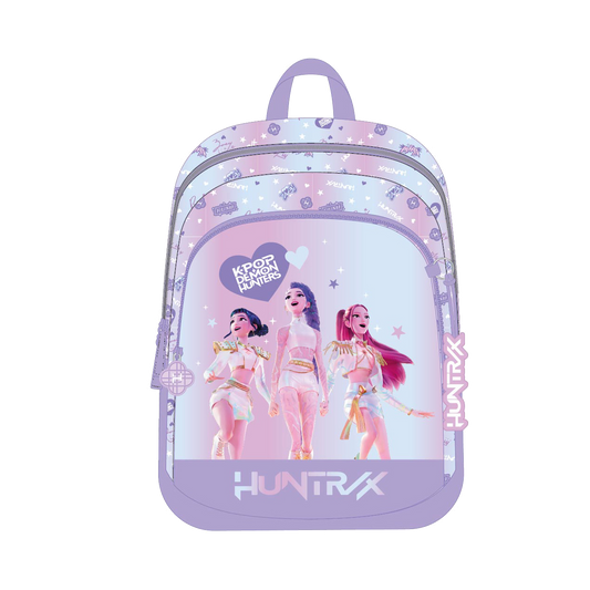 Kpop Demon Hunters Lilac rygsæk med 2 rum, 38 x 28 x 16 cm