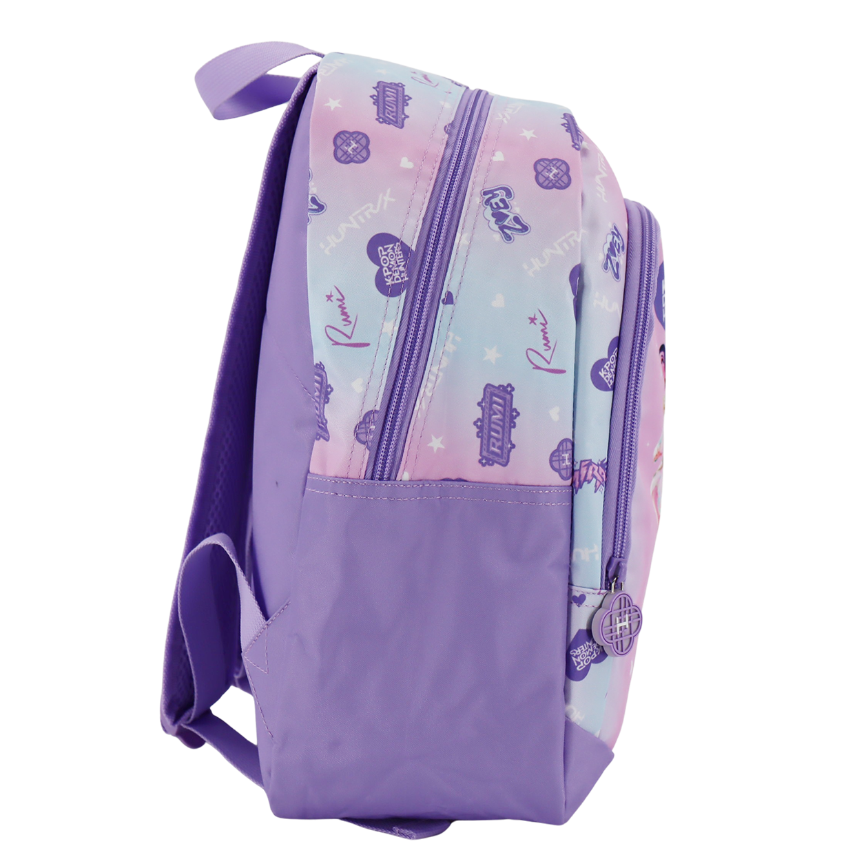 Kpop Demon Hunters Lilac backpack with 2 compartments, 38 x 28 x 16 cm