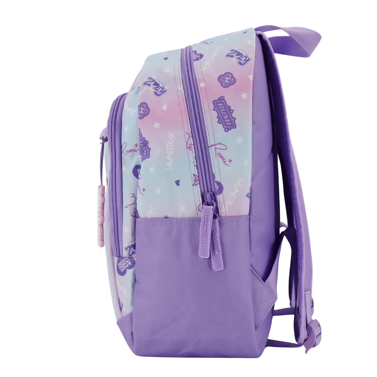 Kpop Demon Hunters Lilac backpack with 2 compartments, 38 x 28 x 16 cm