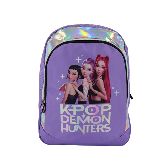 Kpop Demon Hunters Purple backpack with 2 compartments, 38 x 28 x 16 cm
