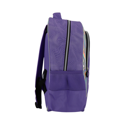 Kpop Demon Hunters Purple backpack with 2 compartments + 2 side pockets, 41 x 37 x 20 cm