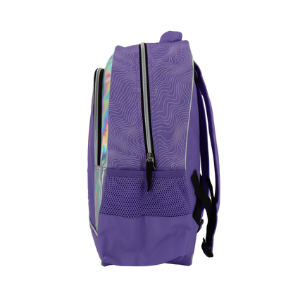 Kpop Demon Hunters Purple backpack with 2 compartments + 2 side pockets, 41 x 37 x 20 cm