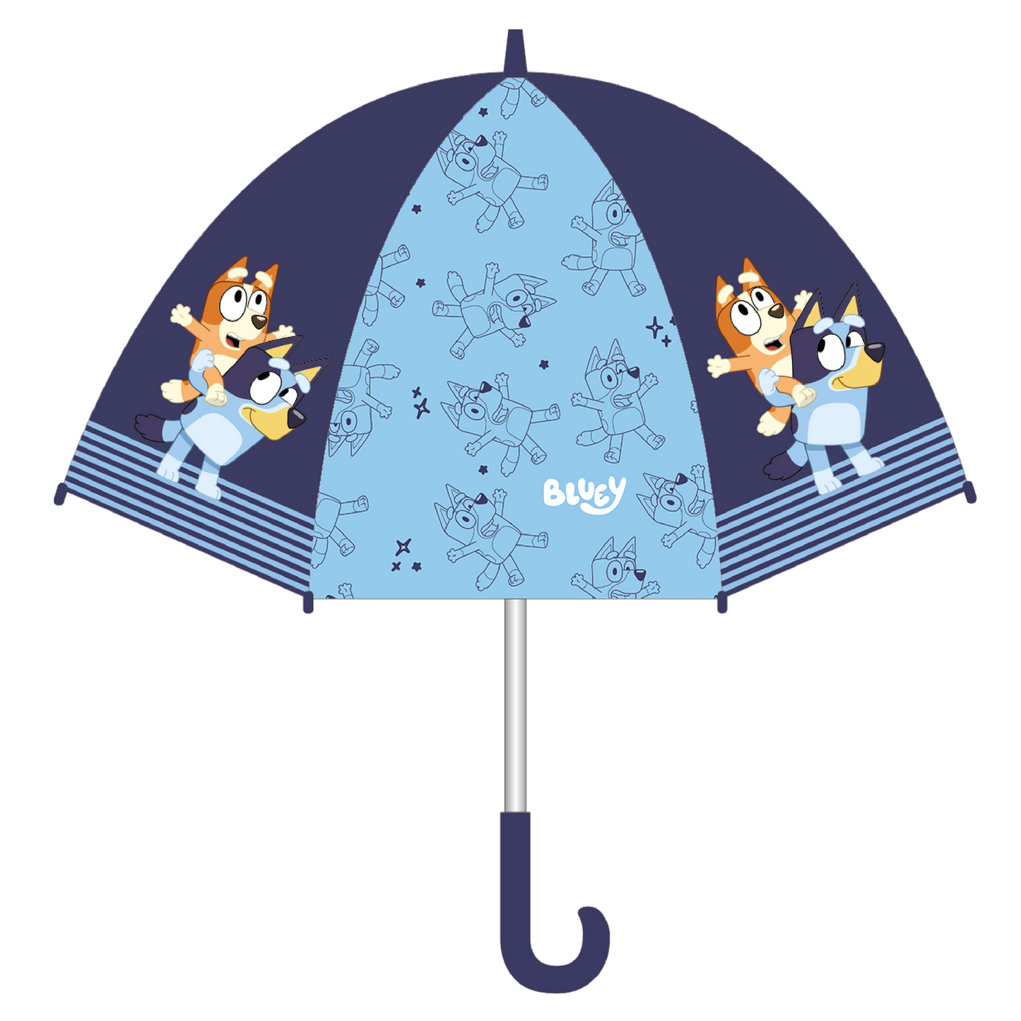 Bluey bell-shaped umbrella, L 68 cm x dia. 69 cm