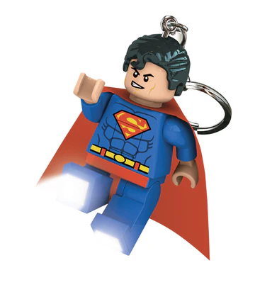 LEGO DC LED Nøglering Superman