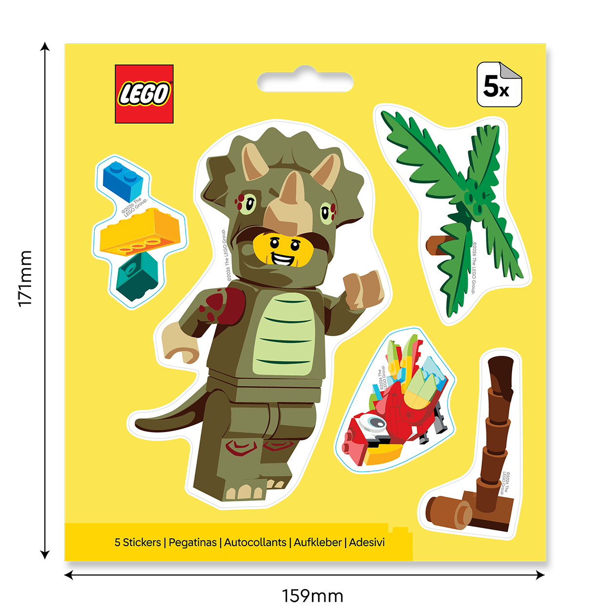 LEGO® Minifigurer Klistermærkesæt