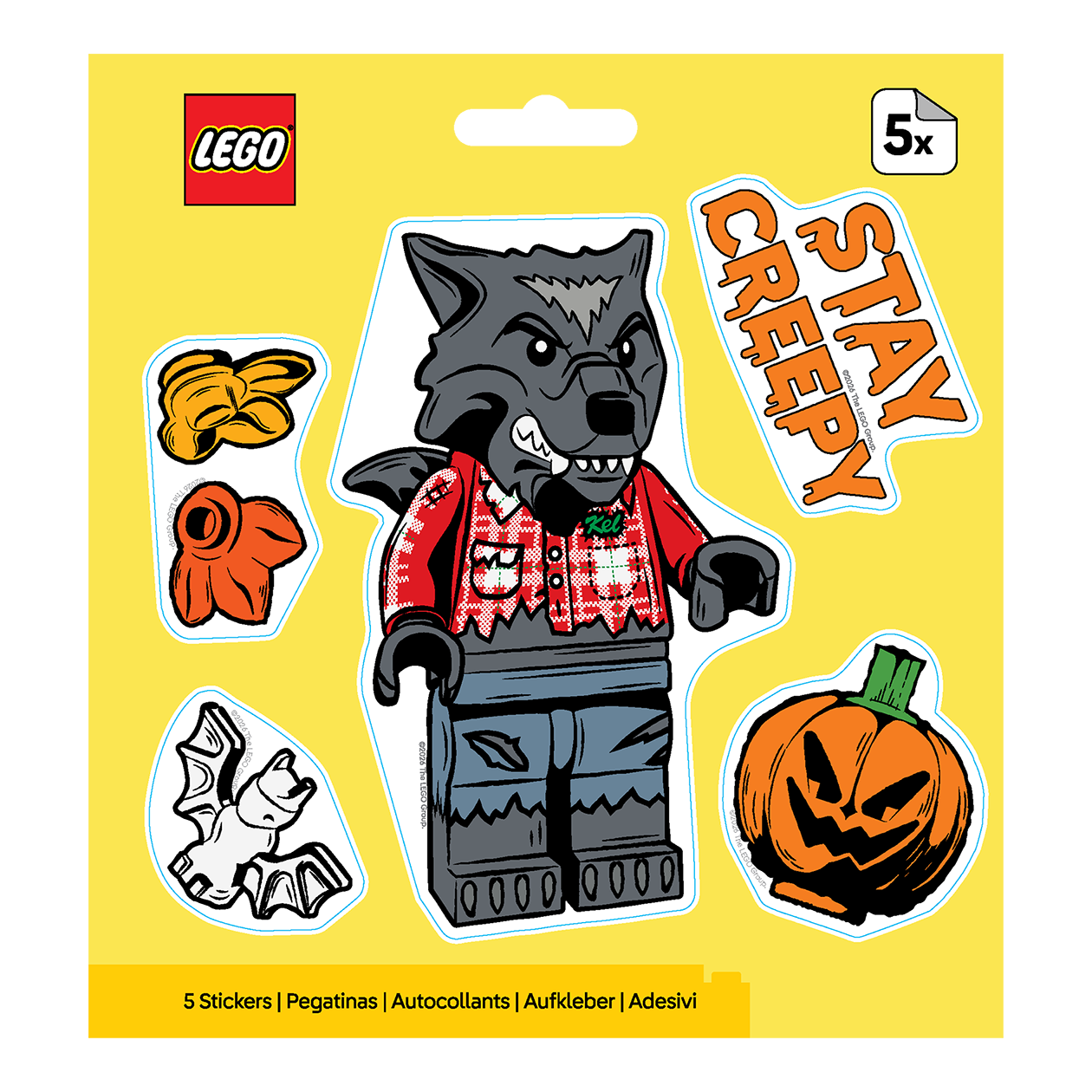 LEGO® Minifigurer Klistermærkesæt Halloween
