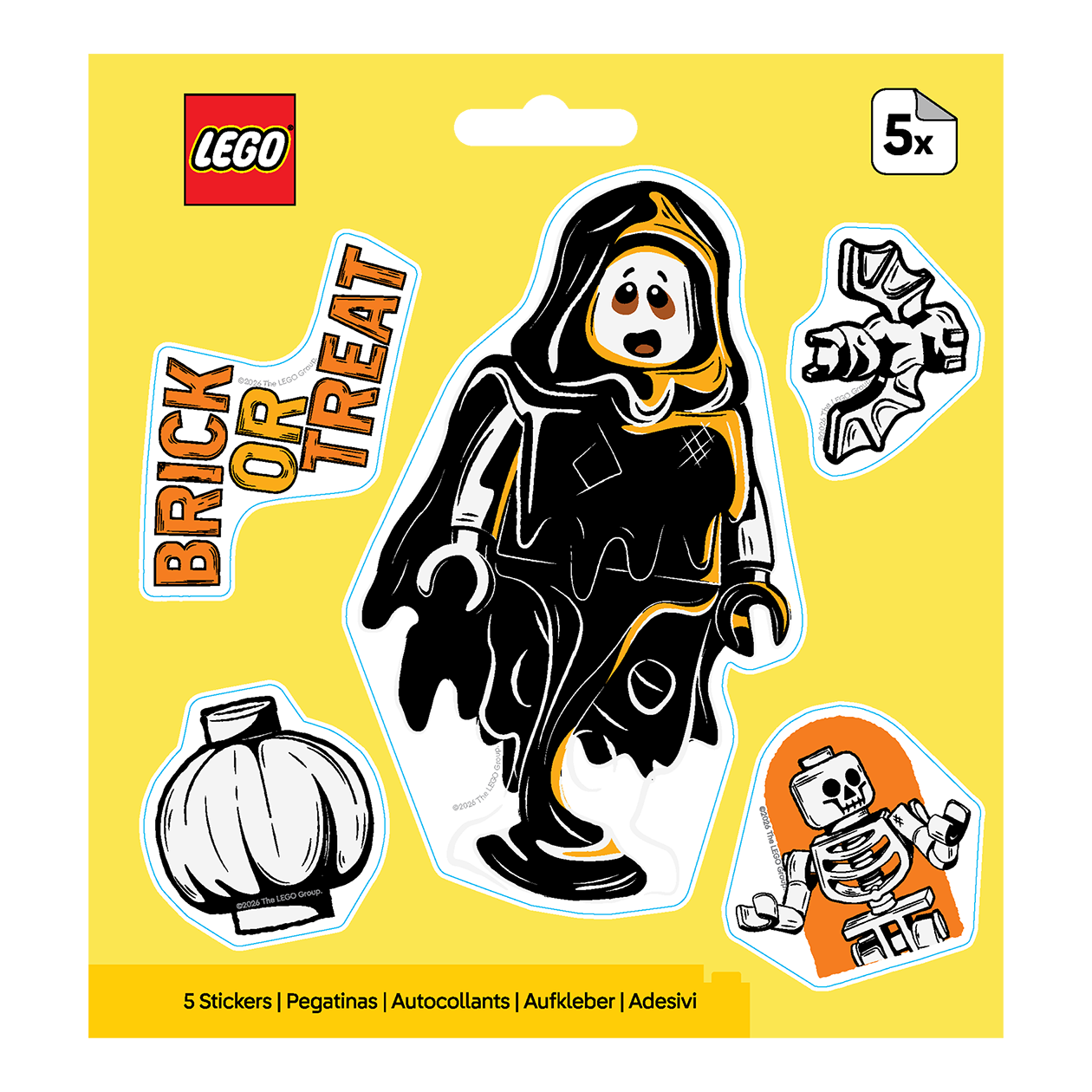 LEGO® Minifigurer Klistermærkesæt Halloween