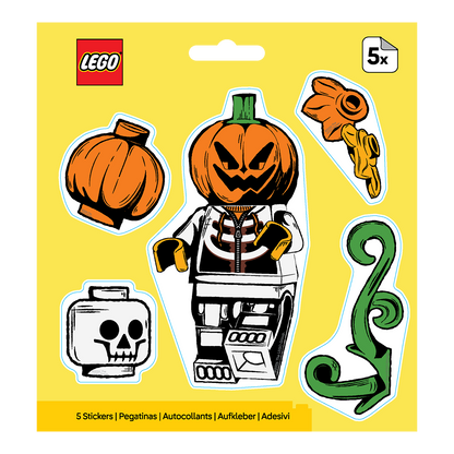 LEGO® Minifigurer Klistermærkesæt Halloween