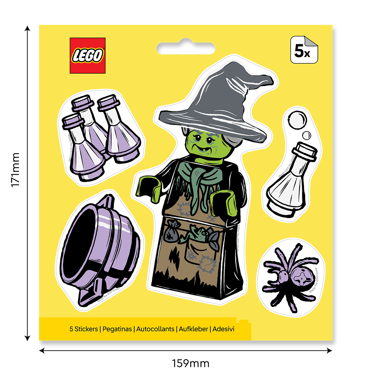 LEGO® Minifigurer Klistermærkesæt Halloween
