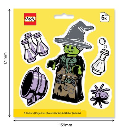 LEGO® Minifigurer Klistermærkesæt Halloween