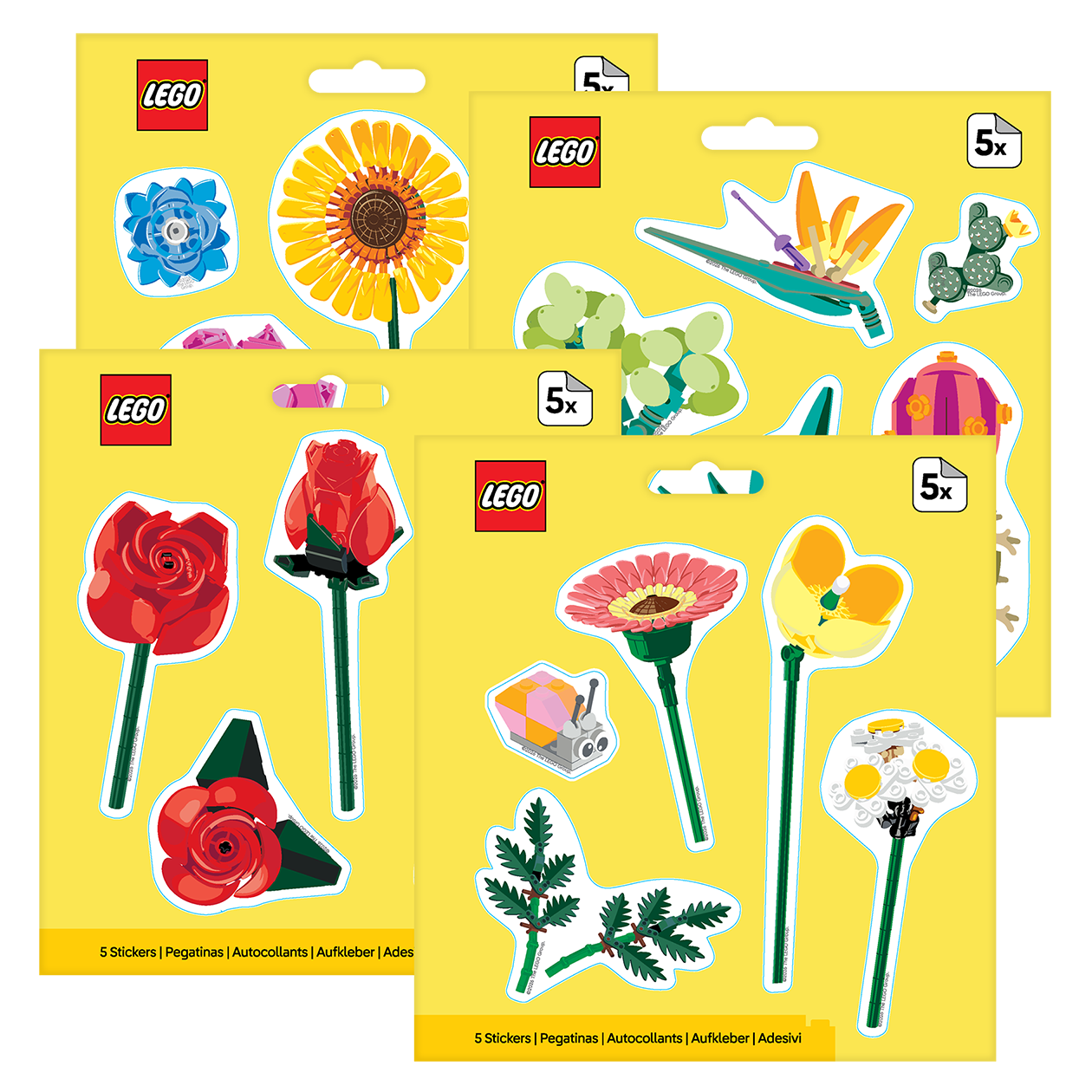 LEGO® Botanicals™ Klistermærkesæt
