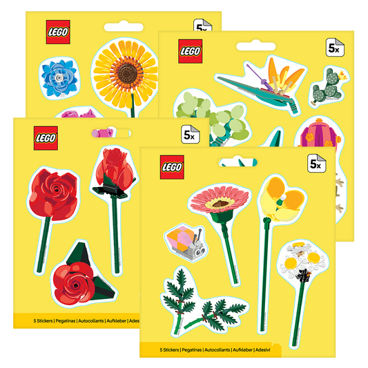 LEGO® Botanicals™ klistermärkesset