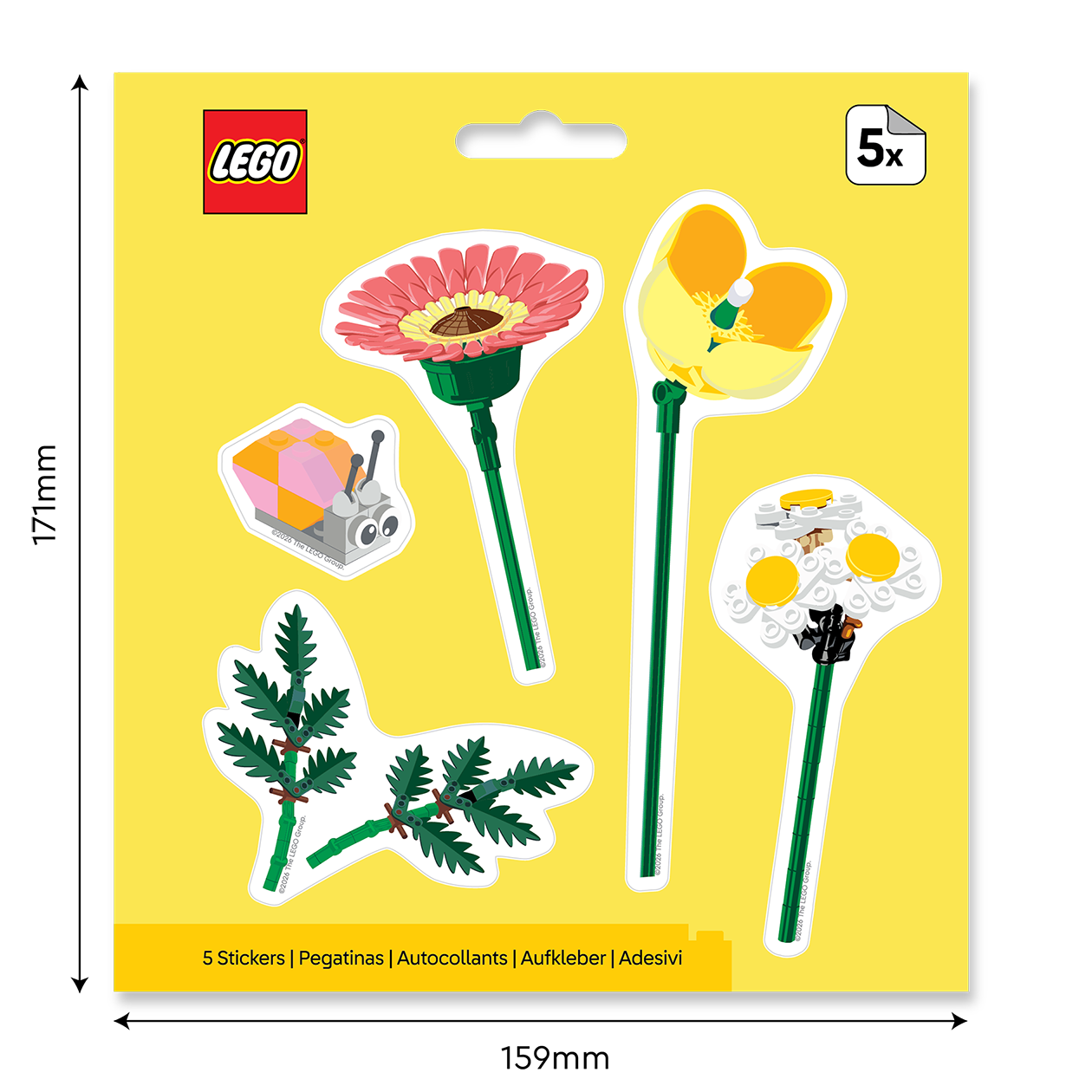 LEGO® Botanicals™ Klistermærkesæt