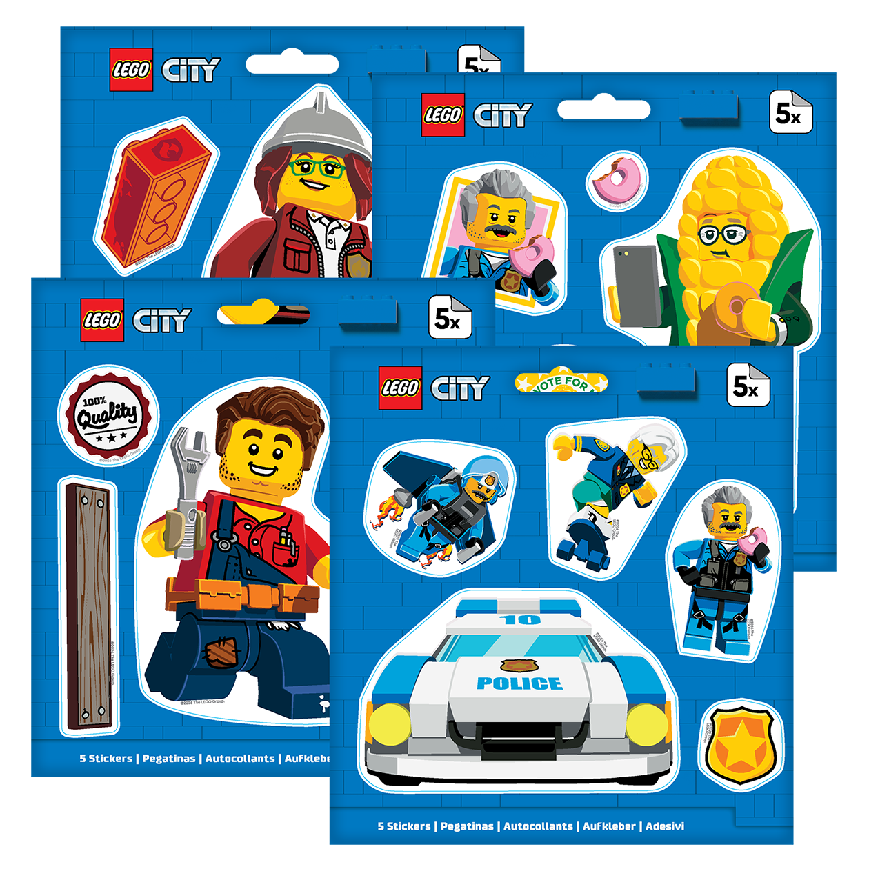 LEGO® City Klistermærkesæt