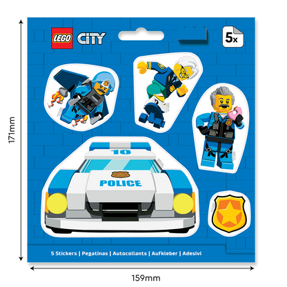 LEGO® City Klistermærkesæt