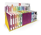 LEGO® Stationery CDU fylld "Locking notebook" inkl pennhållare TOM