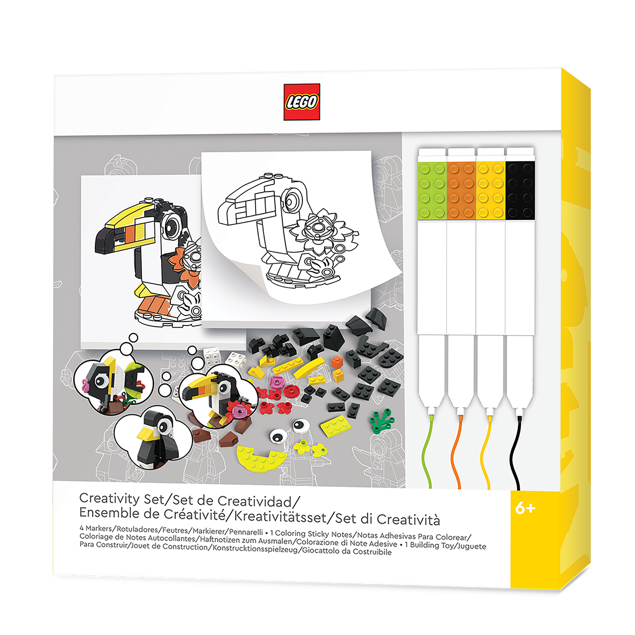 LEGO® Skrivbord Kreativitetsset - Djur 3-1