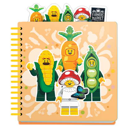 LEGO® Minifigures Tab Notebook Farmers Market