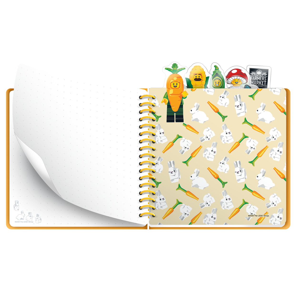LEGO® Minifigures Tab Notebook Farmers Market