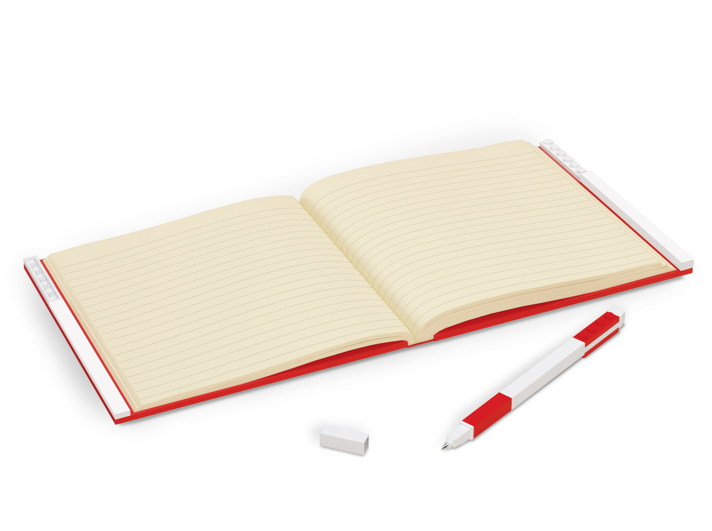 LEGO notebook with gel pen red