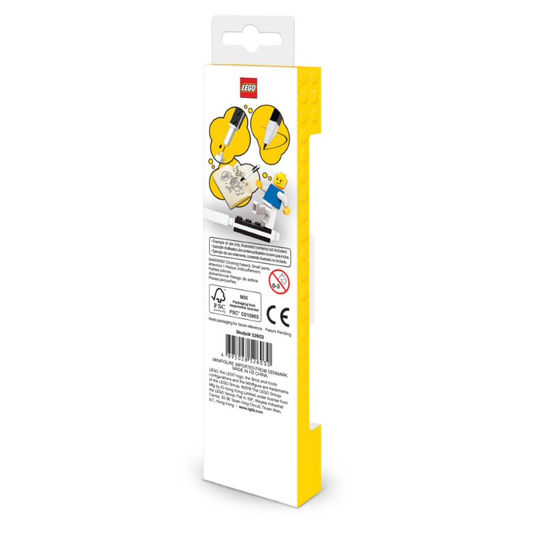 LEGO box med mekanisk pen & mini figur
