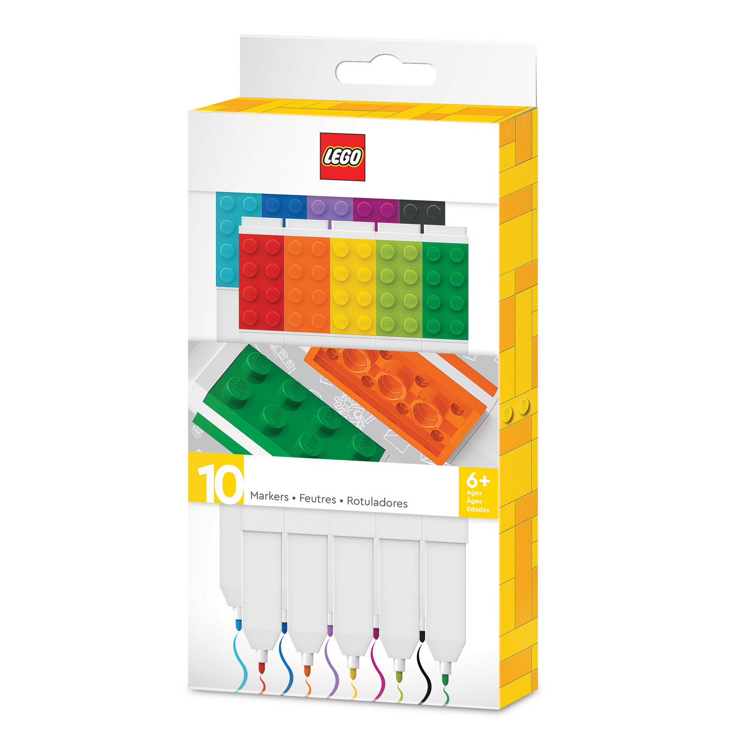 LEGO brevpappersmärken 10 st