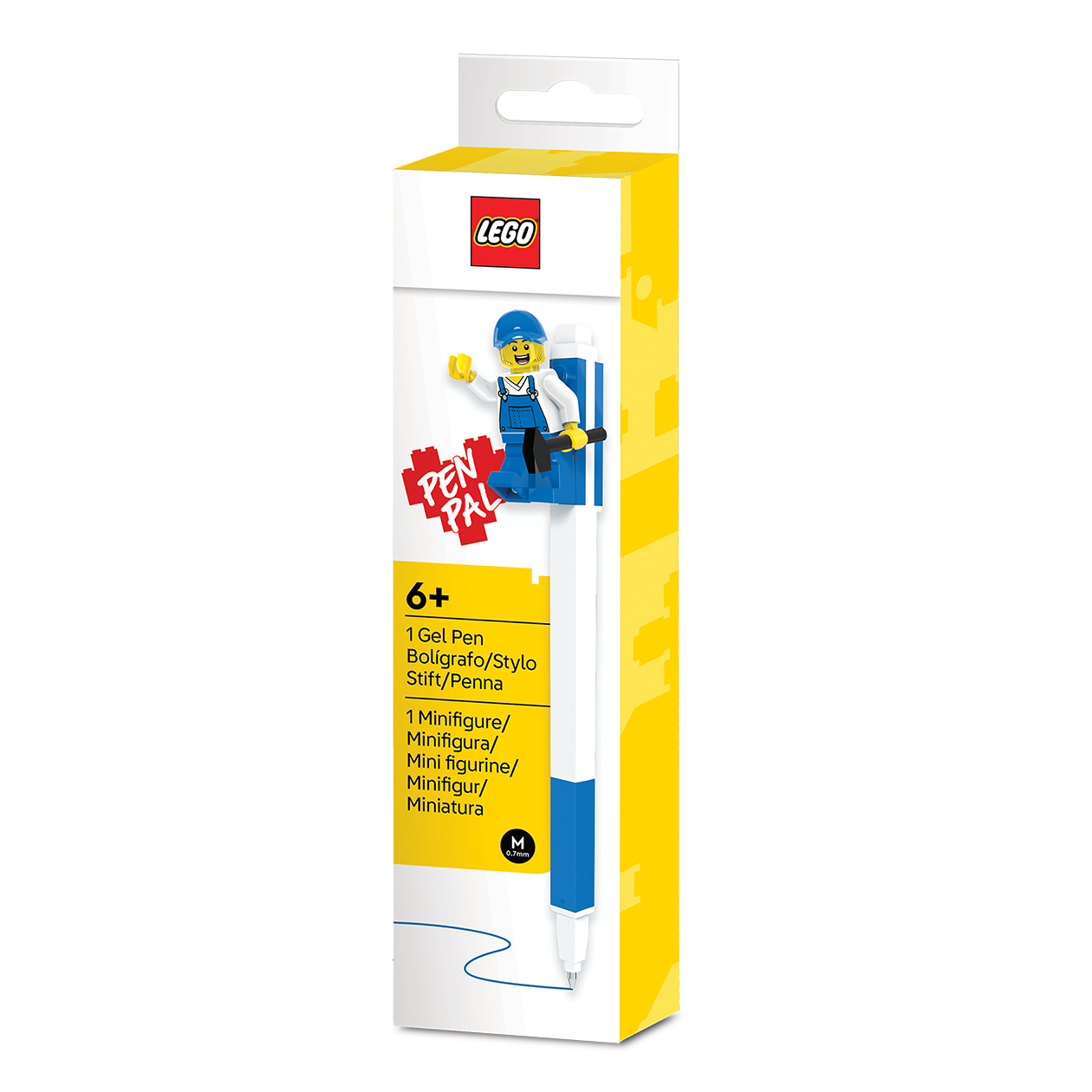 LEGO® Pen Pal Gel Pen with Minifigure Blue