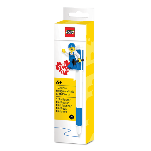 LEGO® Pen Pal Gel Pen med Minifigur Blå