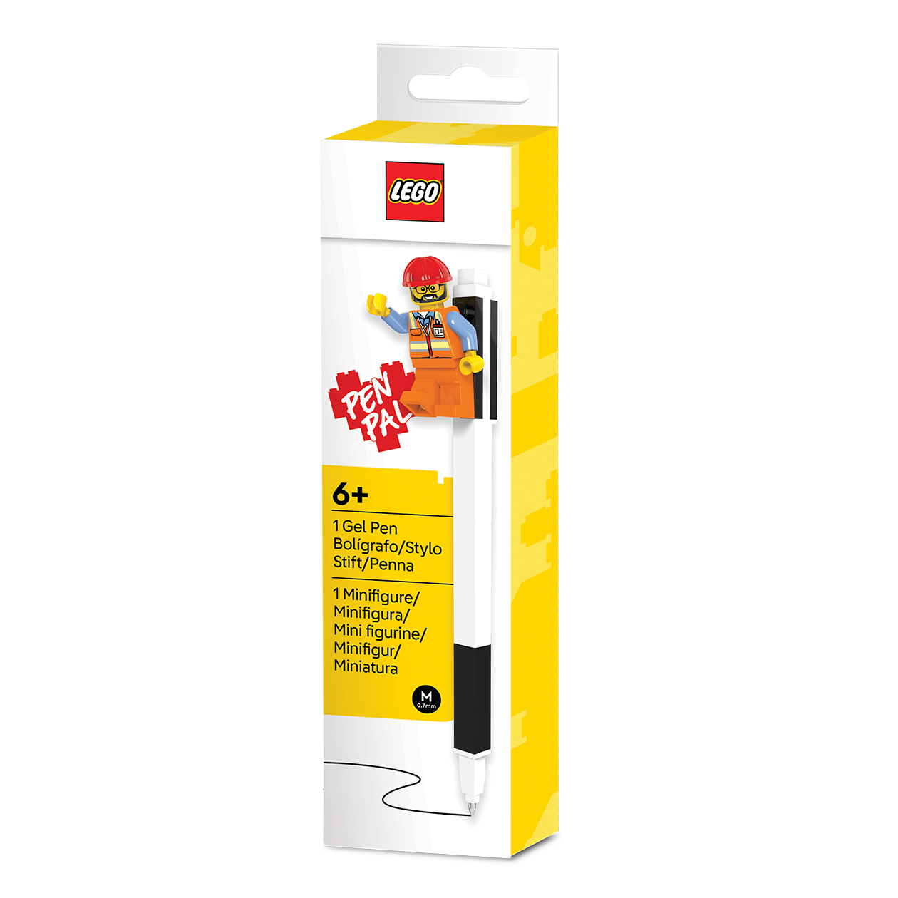 LEGO® Pen Pal Gel Pen med Minifigur Sort