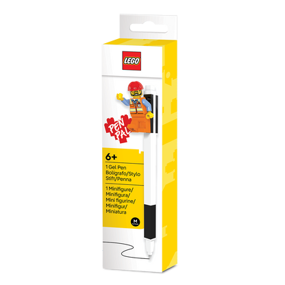 LEGO® Pen Pal Gel Pen med Minifigur Sort