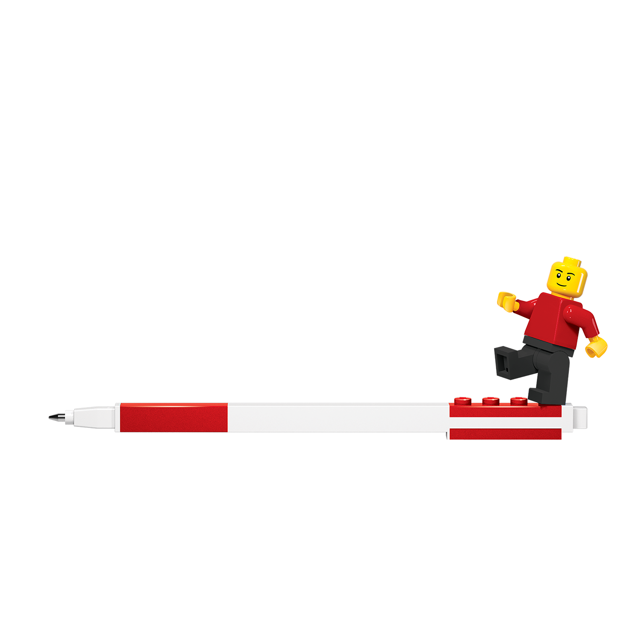 LEGO® Pen Pal Gel Pen with Minifigure Red