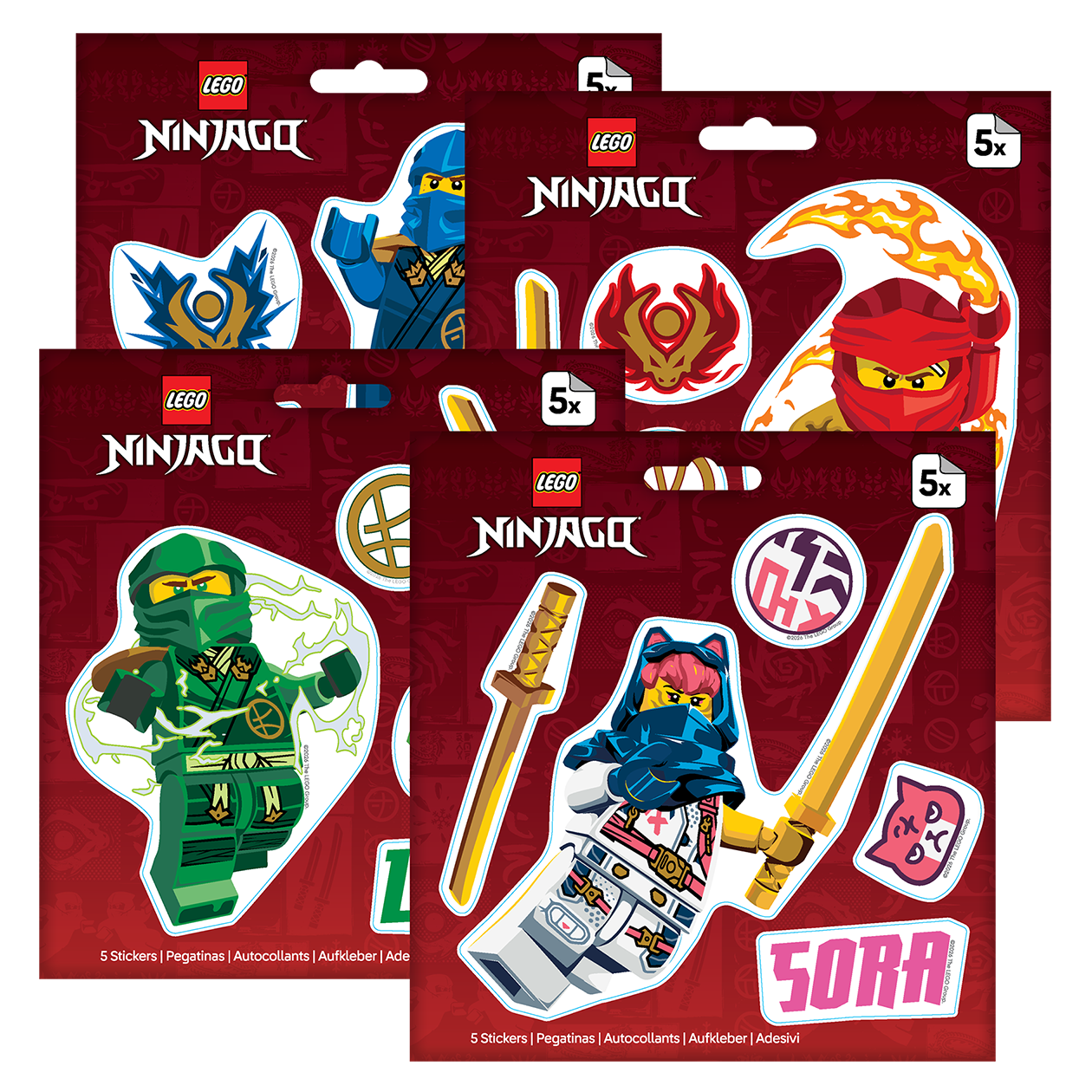 LEGO® Ninjago™ Klistermærkesæt