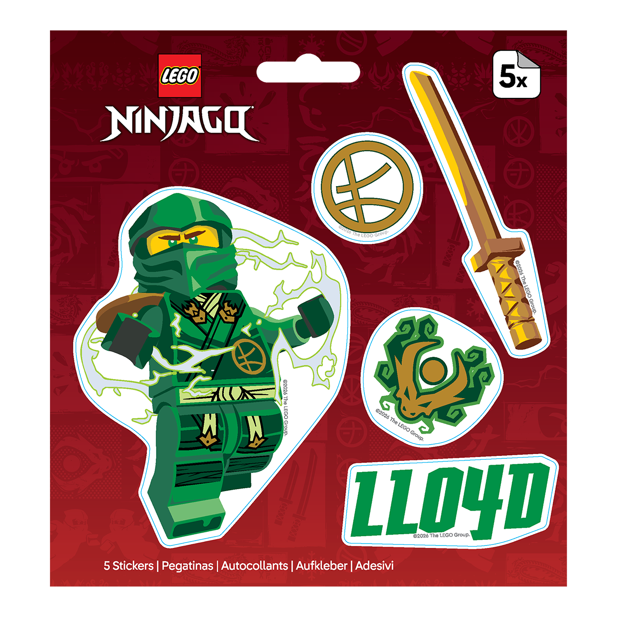 LEGO® Ninjago™ Klistermærkesæt
