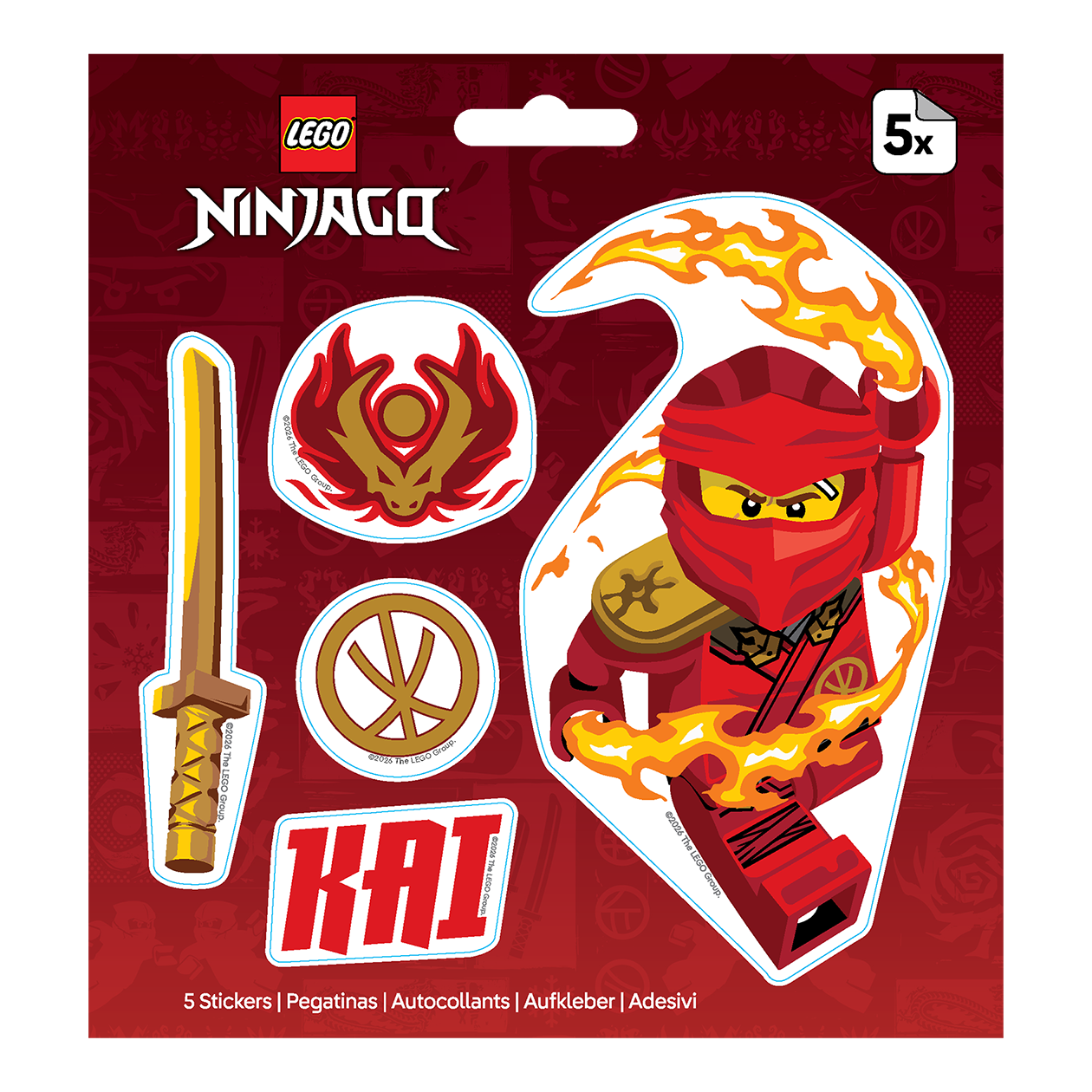 LEGO® Ninjago™ Klistermærkesæt