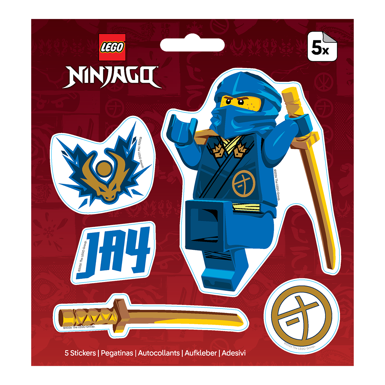 LEGO® Ninjago™ Klistermærkesæt