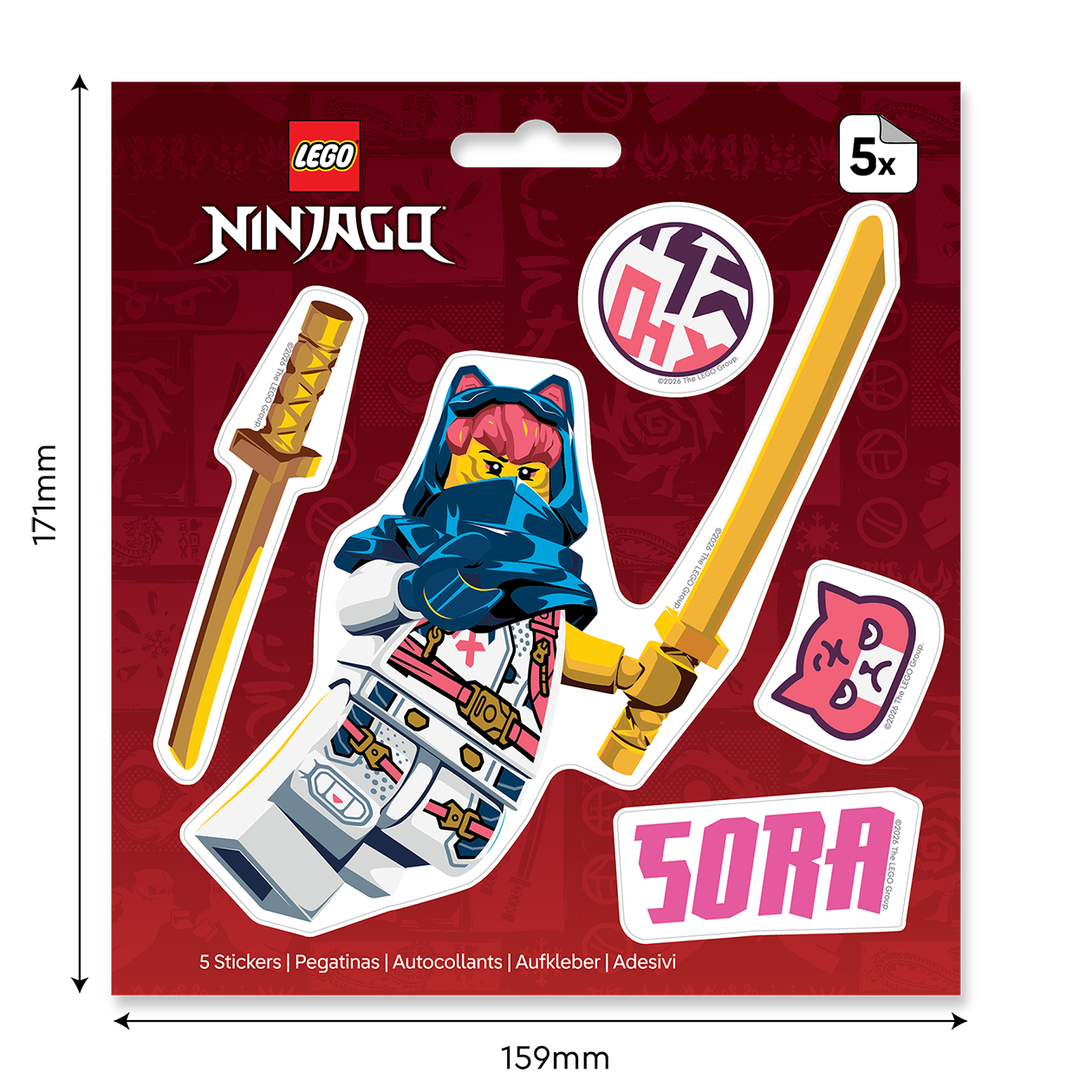 LEGO® Ninjago™ Klistermærkesæt