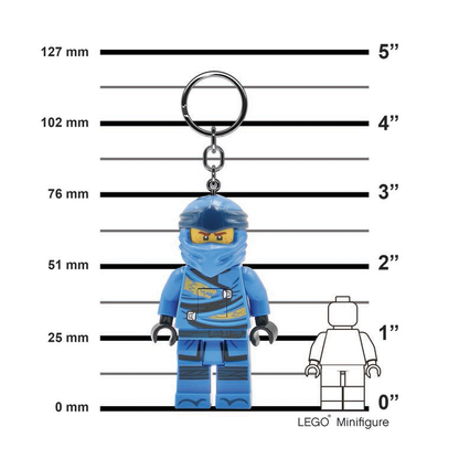 LEGO Ninjago Jay nøglering med LED lys