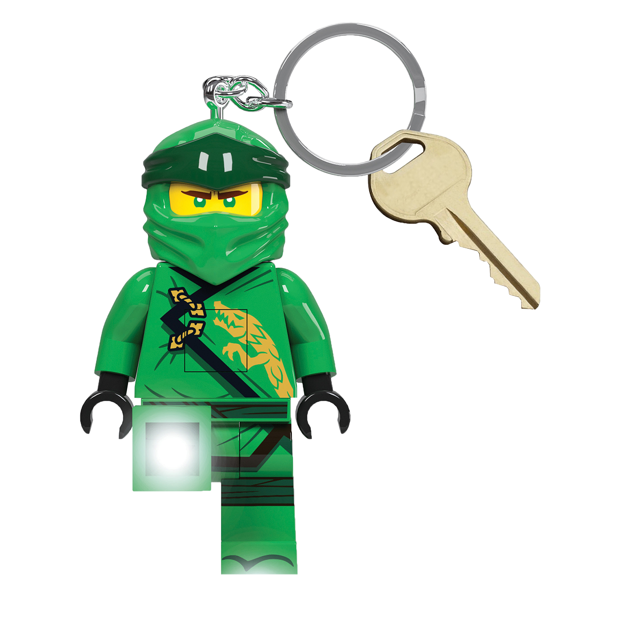 LEGO Ninjago Lloyd nøglering med LED lys