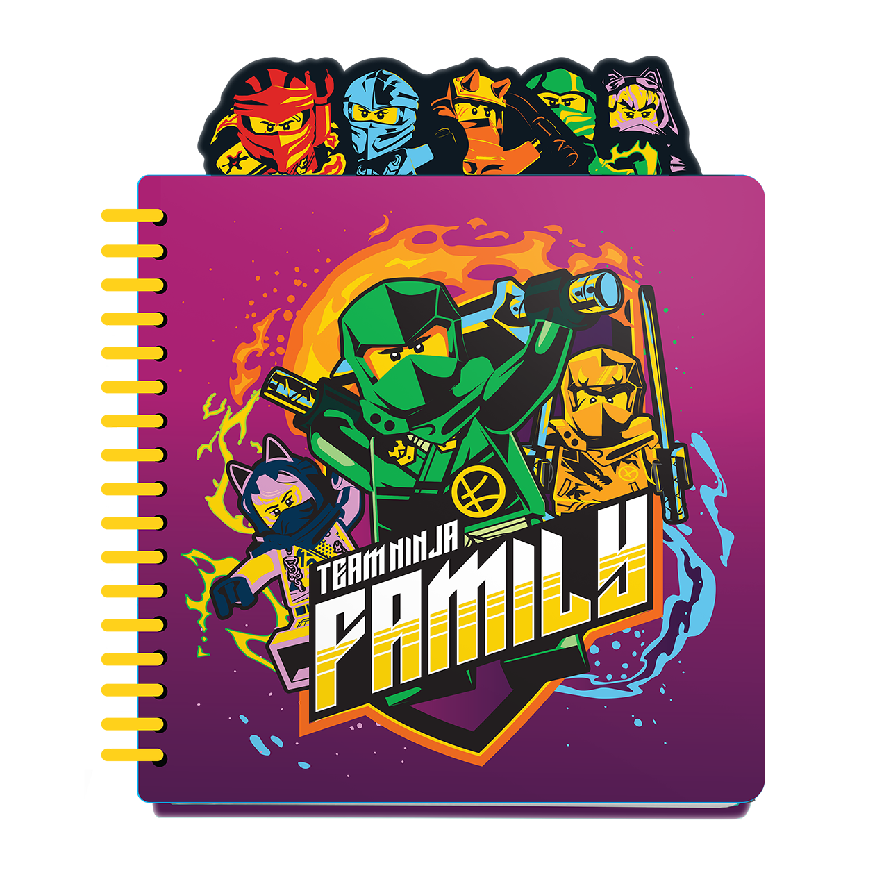 LEGO® Ninjago™ Notesbog med faner