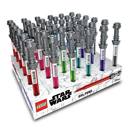 LEGO Star Wars Diskdisplay Lyssværd Gel penne 36 stk