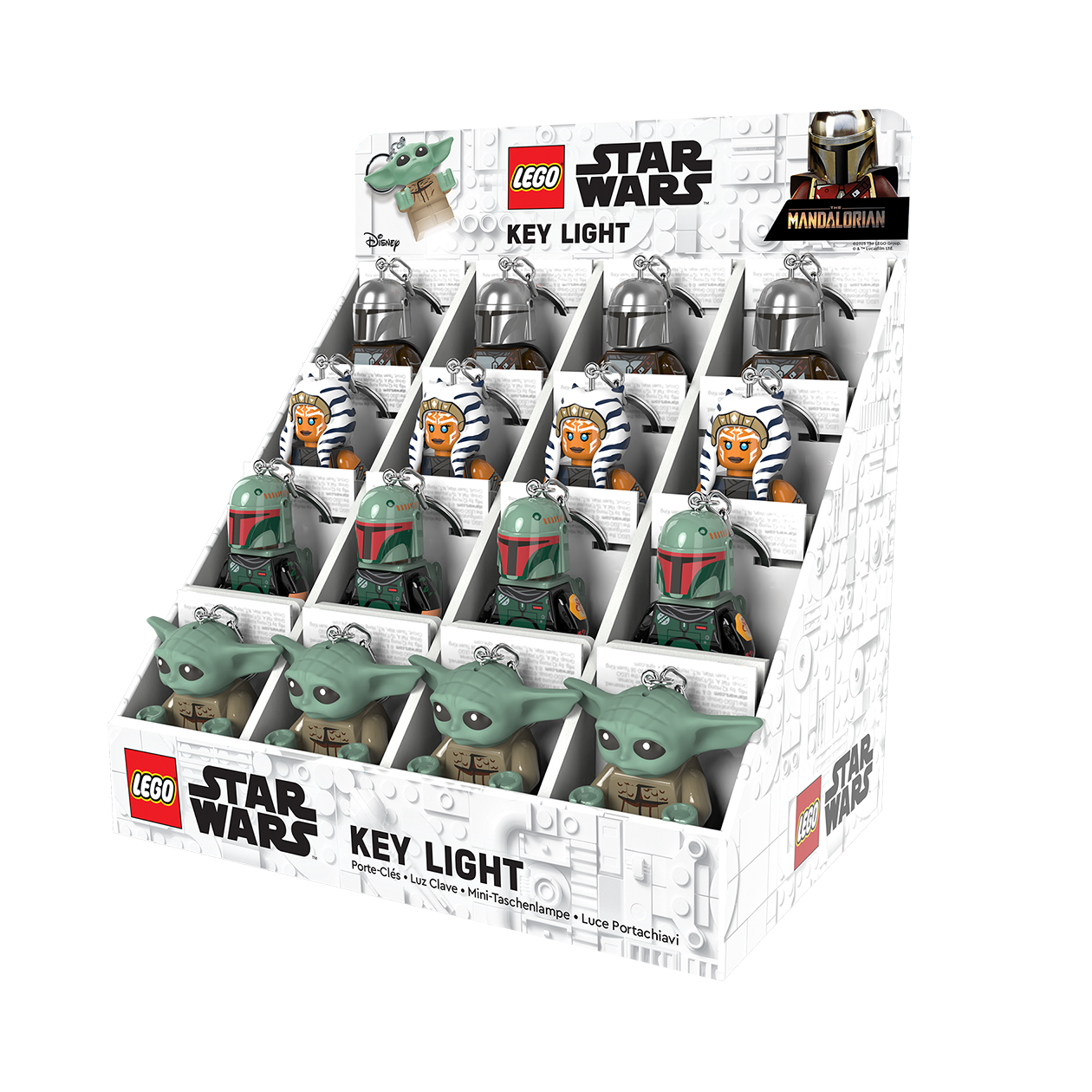 LEGO® STAR WARS™ LED Nøglering CDU 16 stk.