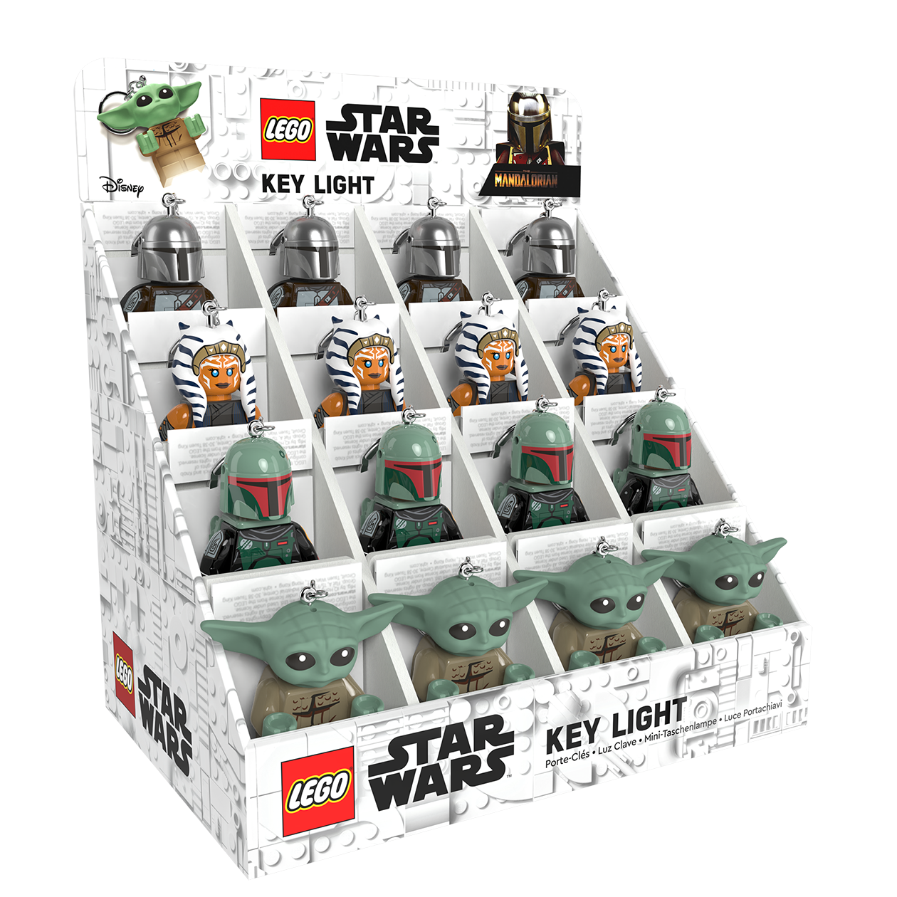 LEGO® STAR WARS™ LED-nyckelring CDU 16 delar.